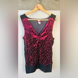 Vintage 90s velour top
